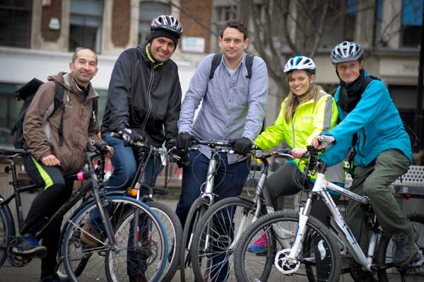 Group of satisfied BikeRegister members